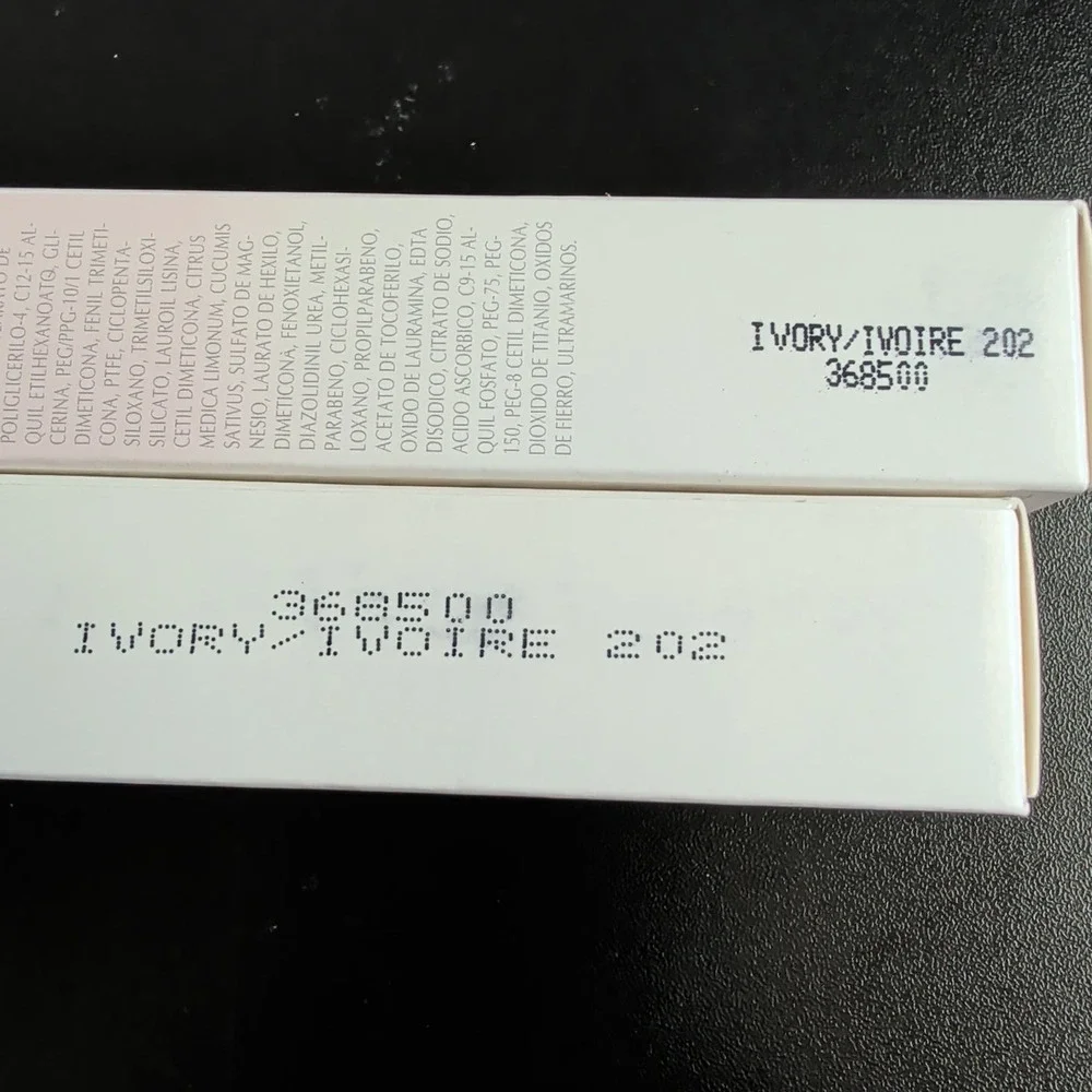 Lot of 2 Mary Kay Full Coverage Foundation Ivory 202 Normal Dry Skin 1oz 368500